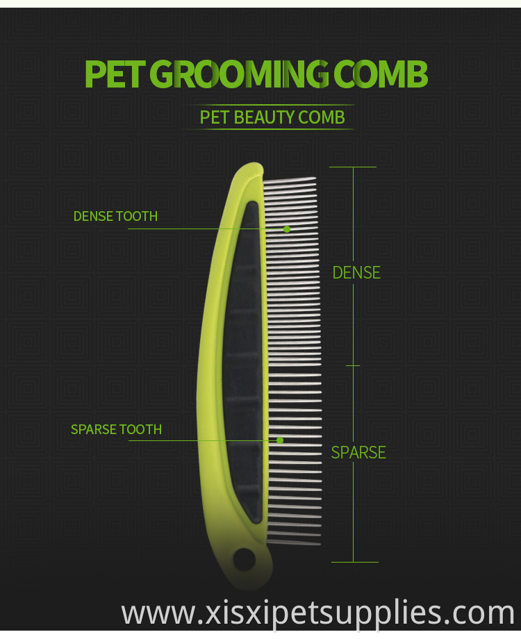 Wholesale Multifunction Two Density Teeth Pet Needle Comb Cat Dog Flea Hair Comb